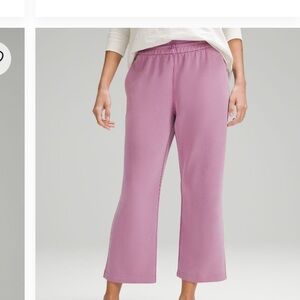 Lululemon sofstreme velvet dust Cropped Pants